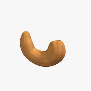 free cashew nut 3d model
