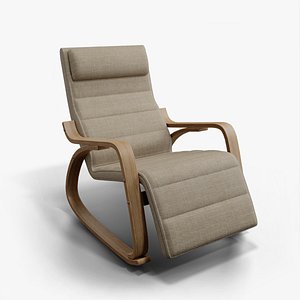 Rocking Armchair Beige model