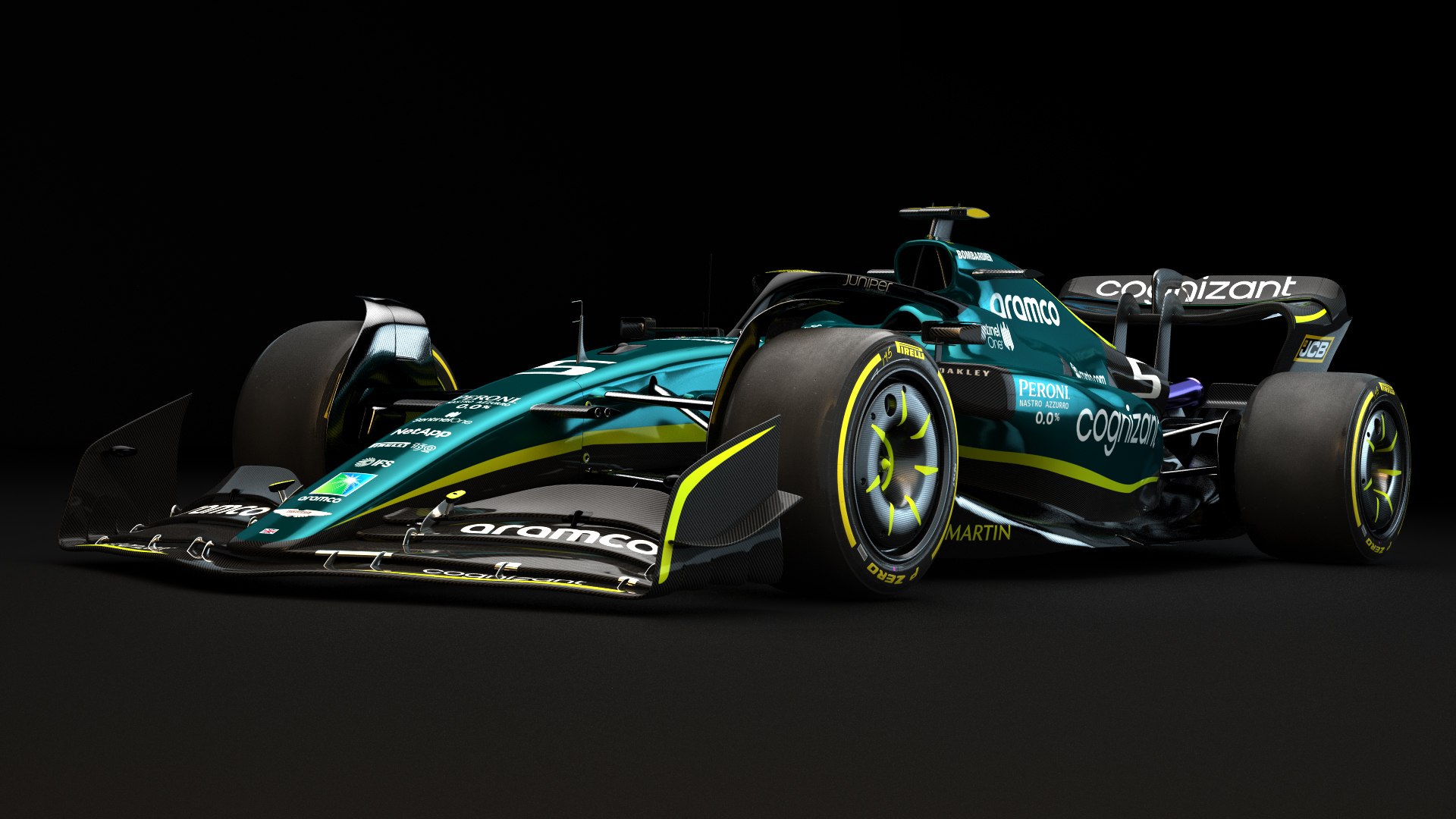 3D F1 Aston Martin AMR22 2022 Update - TurboSquid 1922604