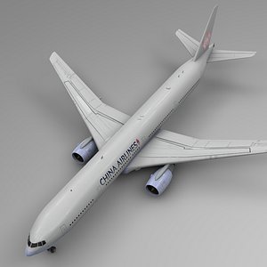 3D model china airlines boeing 777-300er
