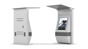 Electronic Kiosk 3D
