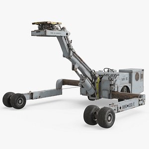 MHU 83 Bomb Lift Truck White Rigged