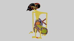 Wayang Kulit Yudistira 3D model