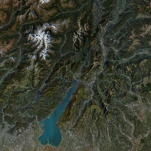 3d model mesh garda lake