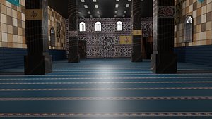 Mosque Interior 3D model