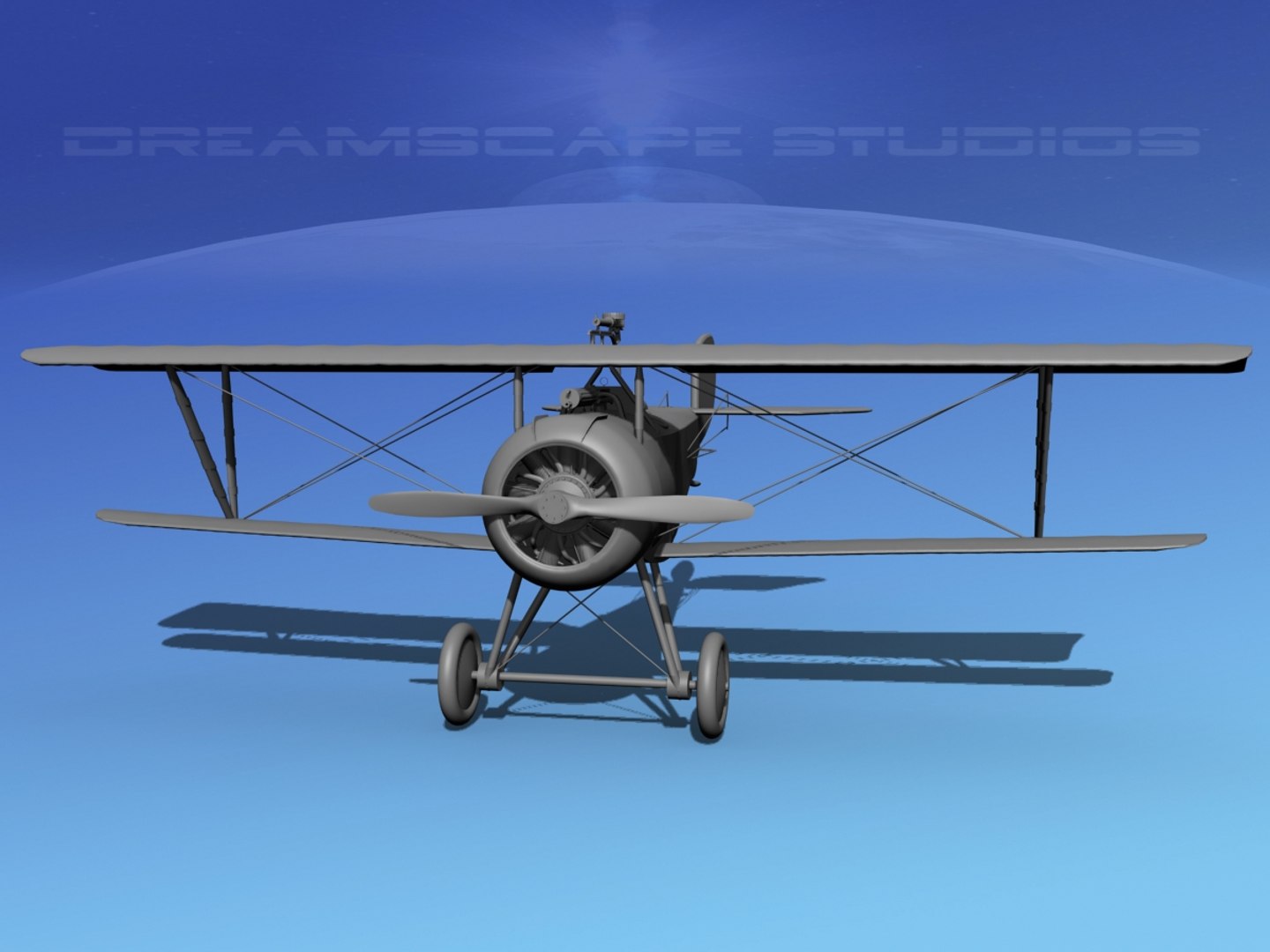 High-poly Nieuport Vbm 17 3d Max