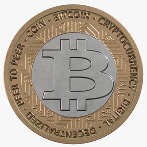 3D model bitcoin pbr