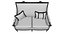 Two Seater Sofa by Modenese Gastone