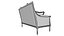 Two Seater Sofa by Modenese Gastone
