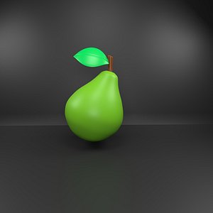 pear model Low-poly