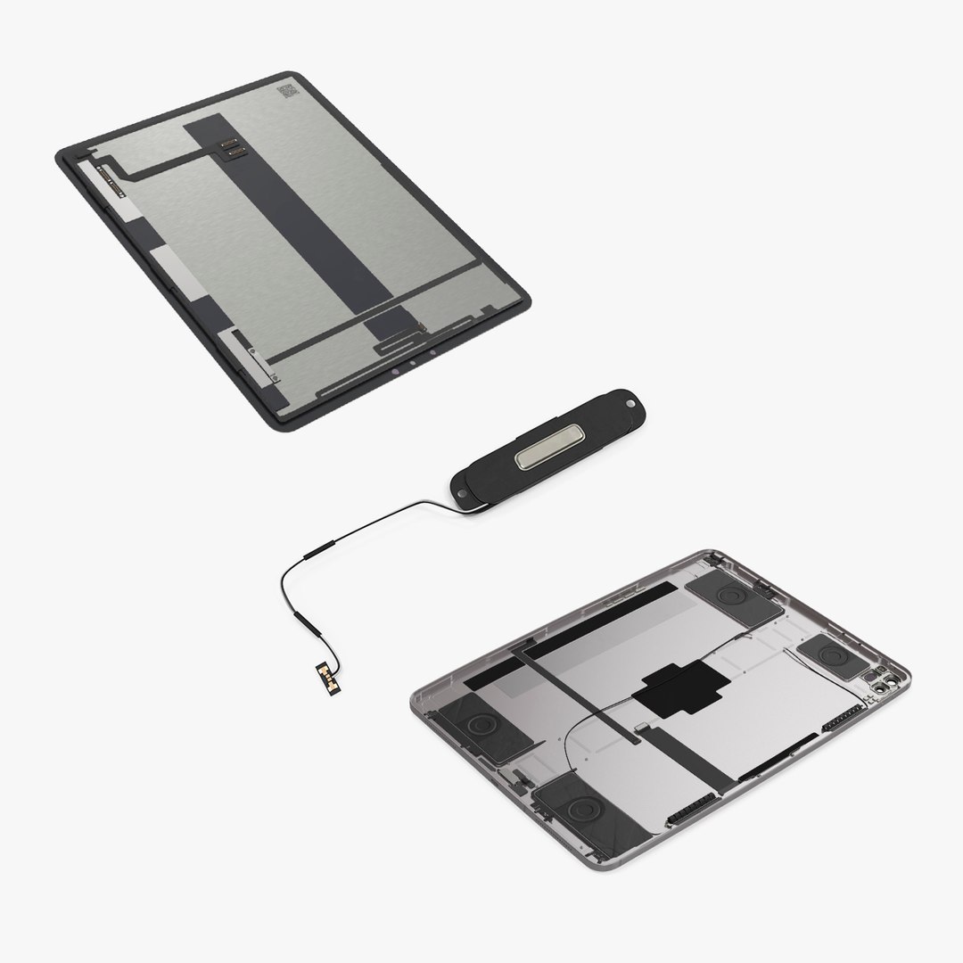 12 9 iPad Pro Components Collection 3 3D model preview