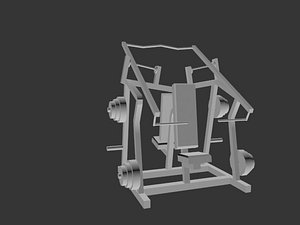 3dsmax weight lifting machine