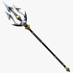 Fantasy Trident 03 All PBR Unity UE Textures