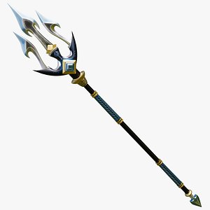 Fantasy Trident 03 All PBR Unity UE Textures