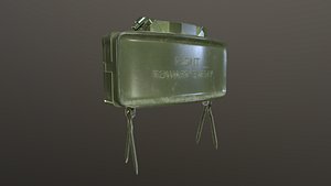 Anti-personnel mine M18A1 Claymore 3D model