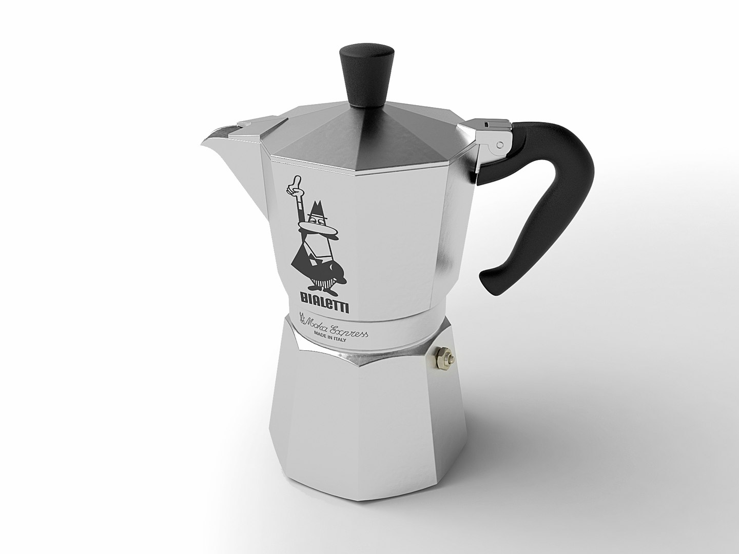 Bialetti Moka Express - Coffee Stove top 3D model