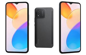 3D model Honor X5 Black Low Poly