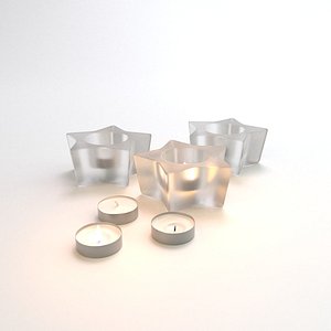 3D candle holder