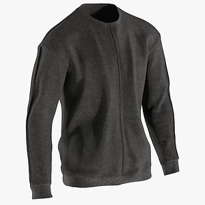 realistic men s sweater 3D model