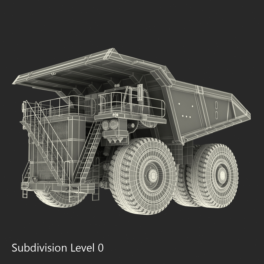 3D big trucks rigged - TurboSquid 1203397