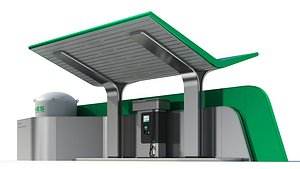 hydrogen gas station model