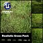 Pacote de relva realista (UNREAL ENGINE 4) E VRAY