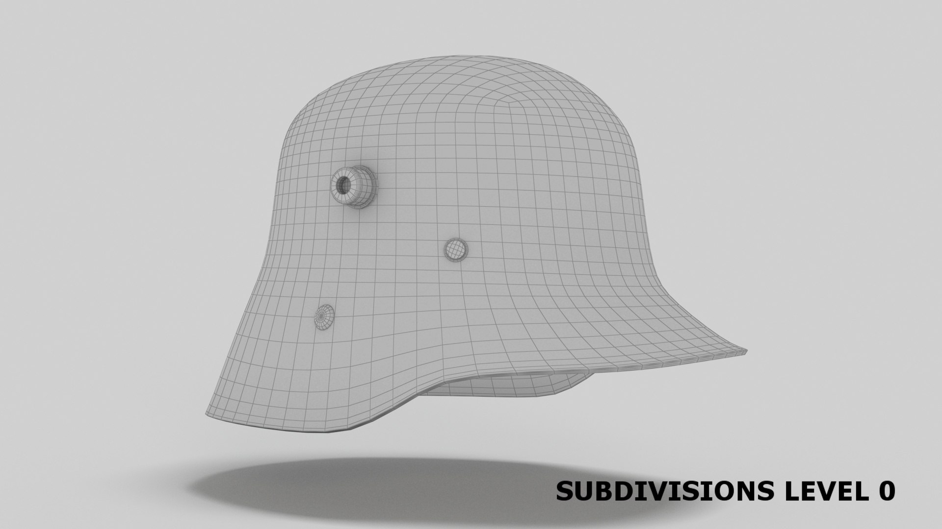 wwi helmet 3D model https://p.turbosquid.com/ts-thumb/j6/L4vx3e/lM/wireframe_02/jpg/1610454833/1920x1080/fit_q87/4c8c9cf651d45cfed79d1431b5c44c87199fc6ef/wireframe_02.jpg