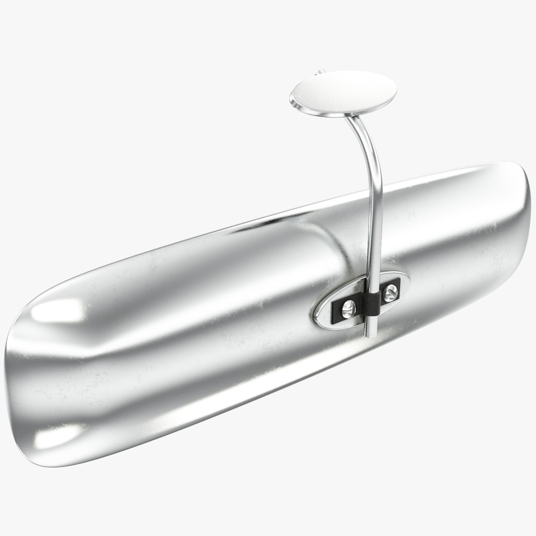 3D model Retro Rear View Mirror V1 - TurboSquid 2066258