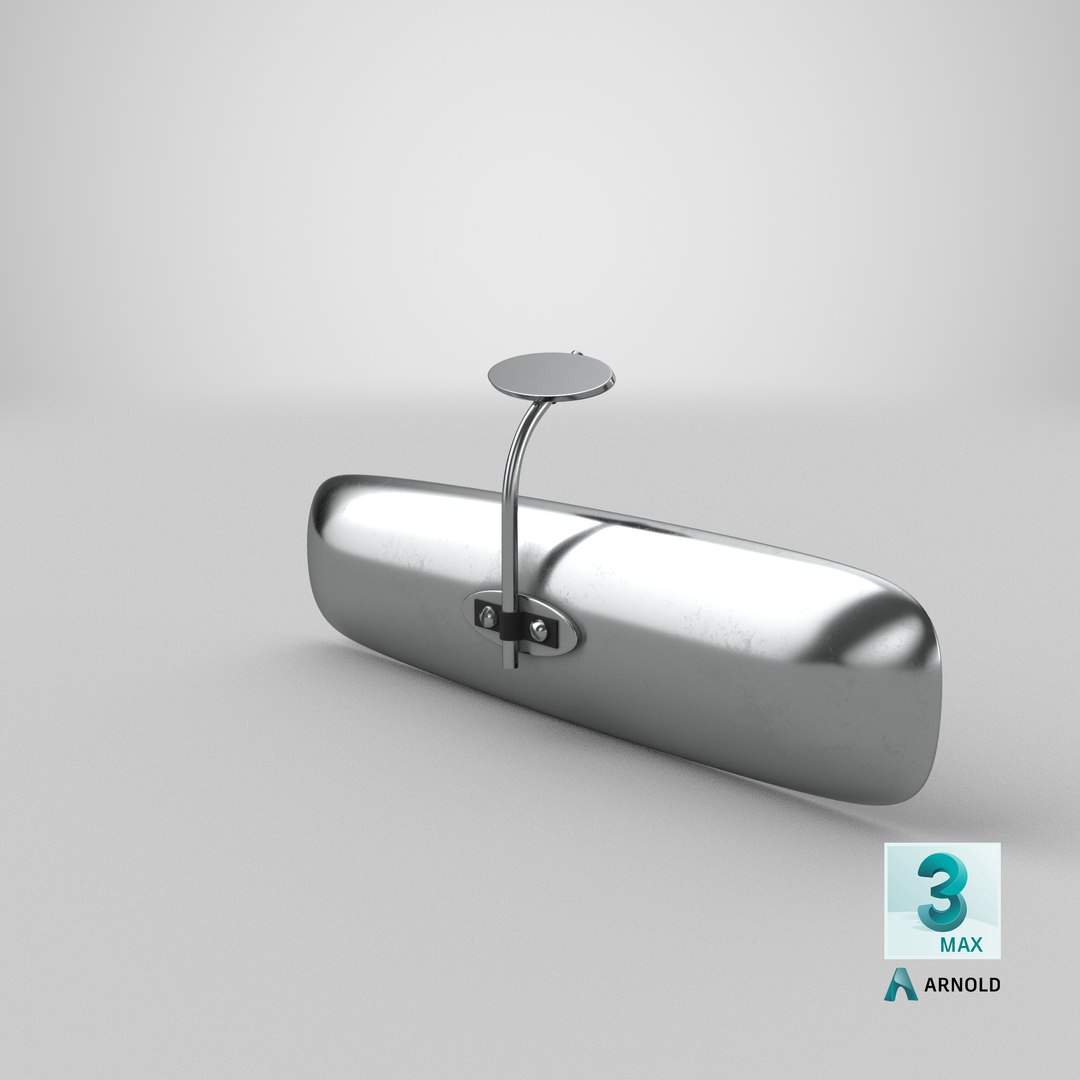 3D model Retro Rear View Mirror V1 - TurboSquid 2066258
