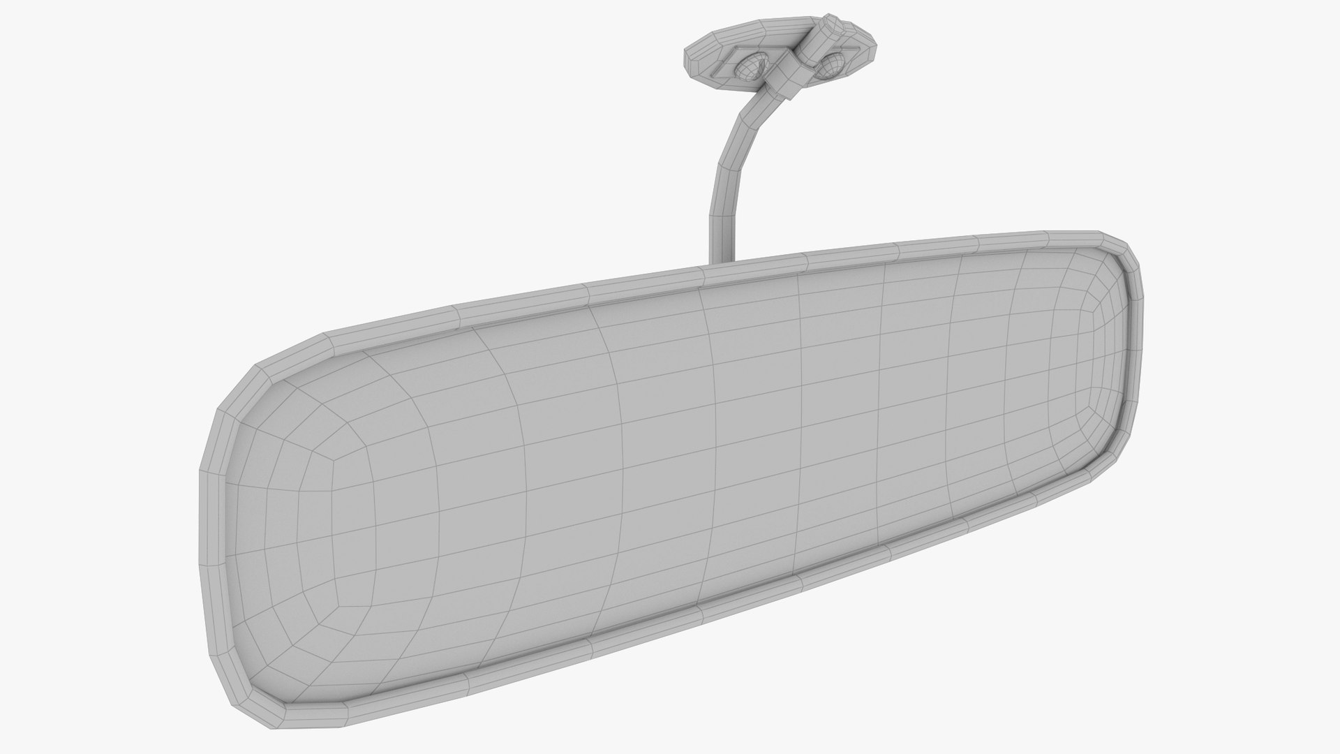 3D model Retro Rear View Mirror V1 - TurboSquid 2066258