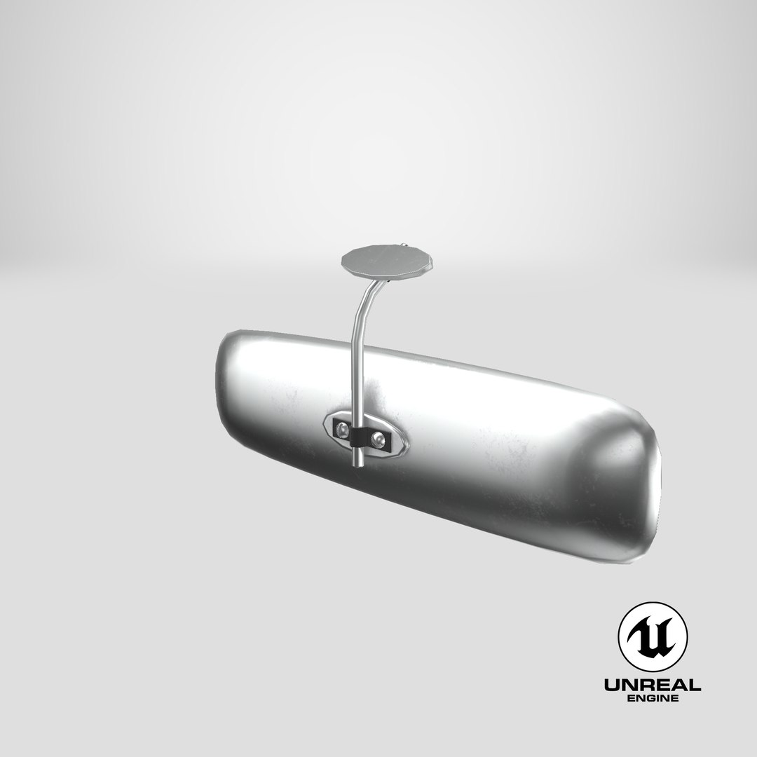 3D model Retro Rear View Mirror V1 - TurboSquid 2066258