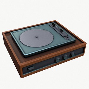 Vinyl player 3D model