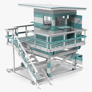 3D Lifeguard Tower