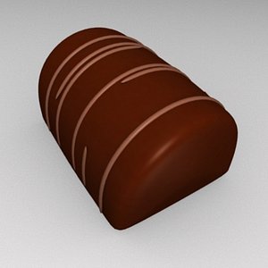 3dsmax chocolate candy