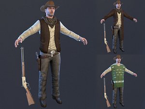 cowboy hat 3D model
