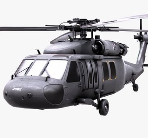 3D blackhawk uh60 uh