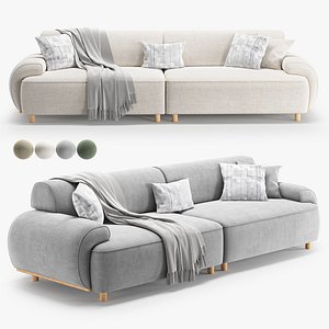beiza sofa 3D model