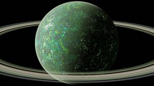 3D 8K Alien Radioactive Planet 1