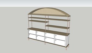 arched shelf bookcase