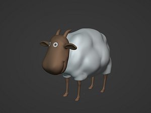Cartoon Sheep model