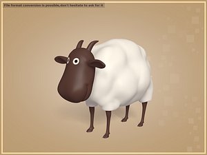 Cartoon Sheep model