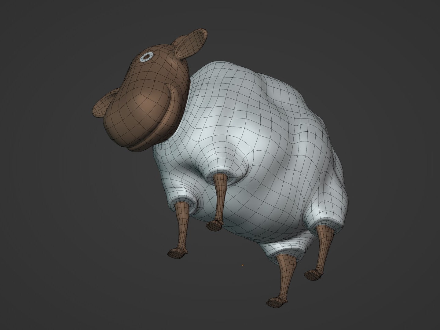 Cartoon Sheep Model - TurboSquid 1835699