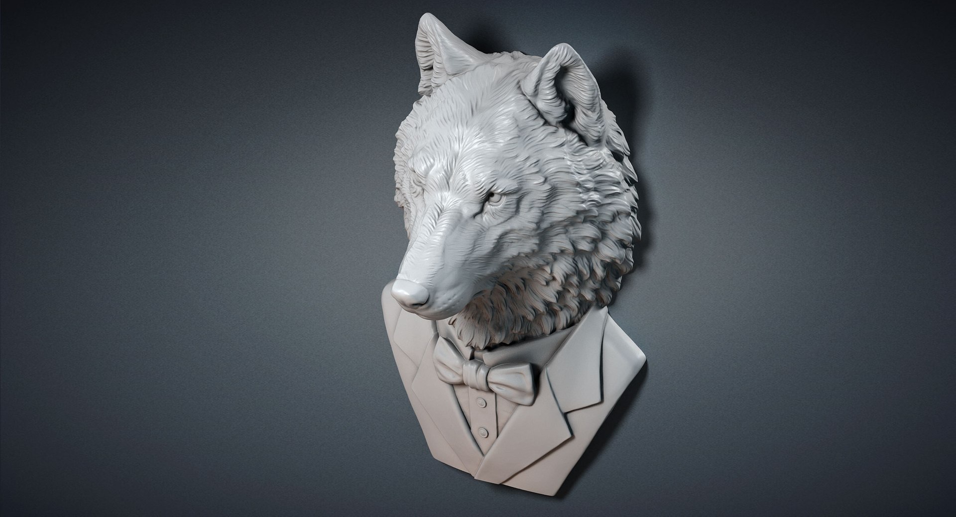 3D model wolf gentleman fantasy character - TurboSquid 1443019