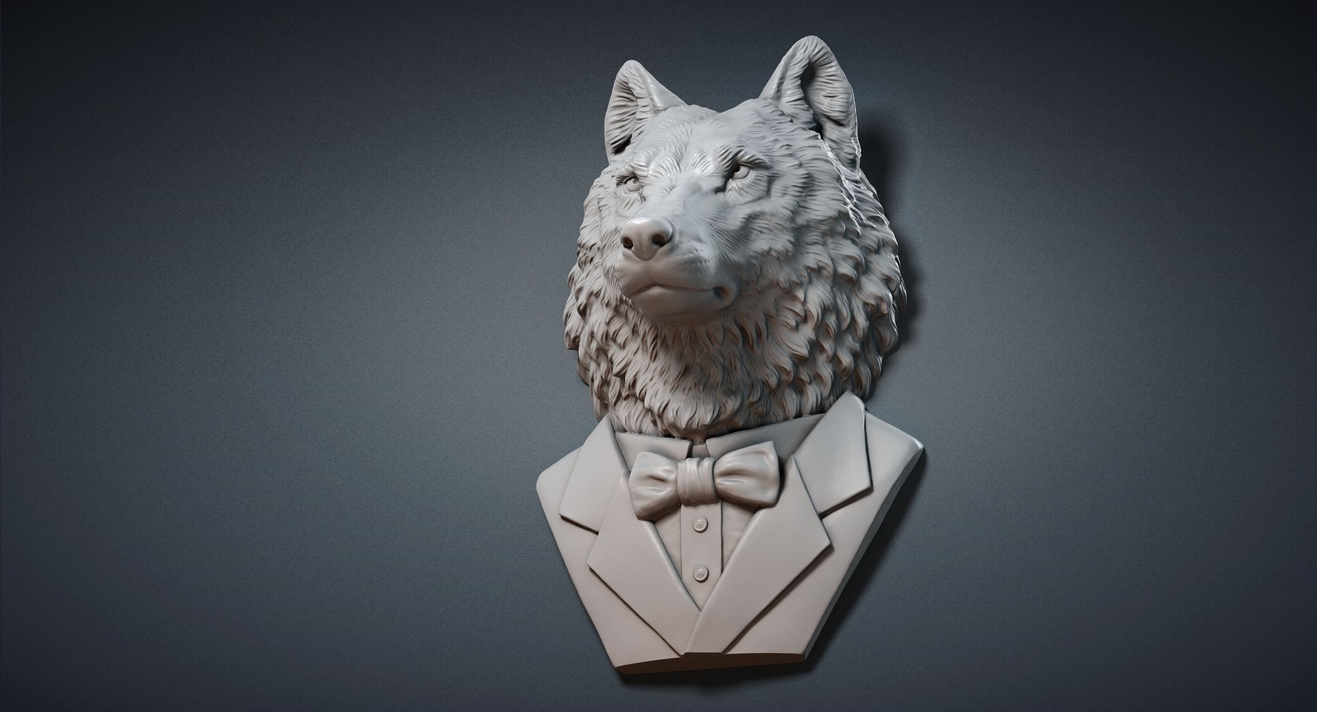 3D model wolf gentleman fantasy character - TurboSquid 1443019