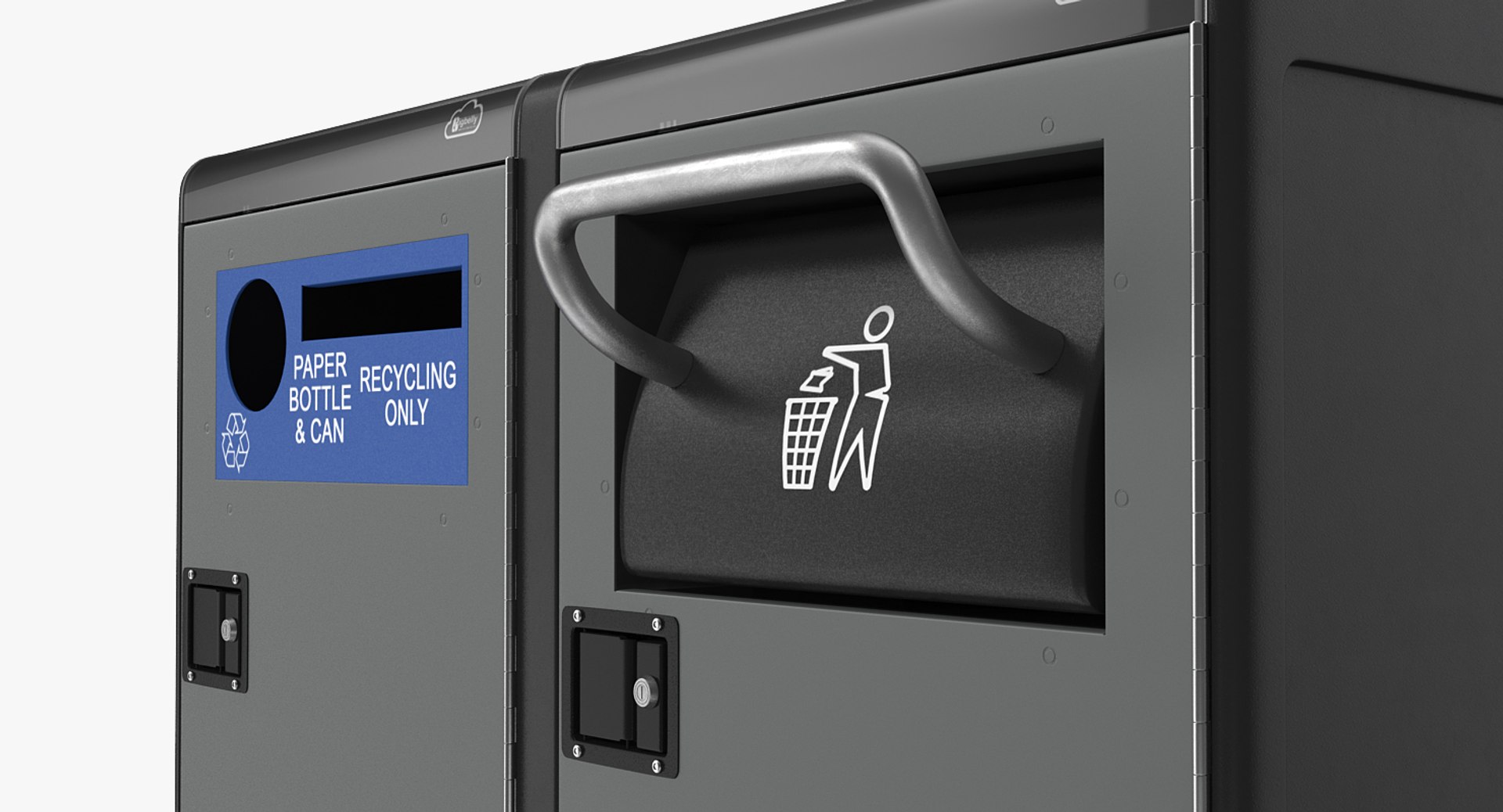3D Solar Powered Trash Cans Circuit Diagram