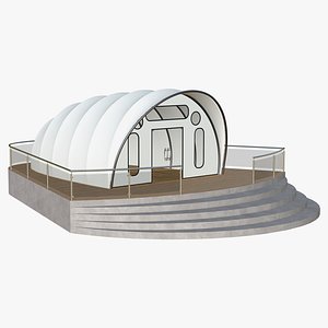3D Outdoor Luxury Glamping Tent