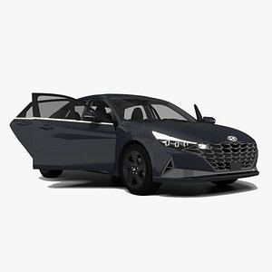 3D Hyundai Elantra model