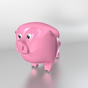 pig toy 3D model