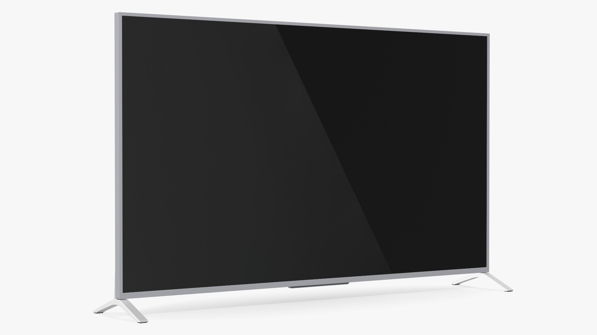 Modern Flat Screen TV 3D model preview