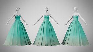 3D model Dress 48 Mountain Meadow